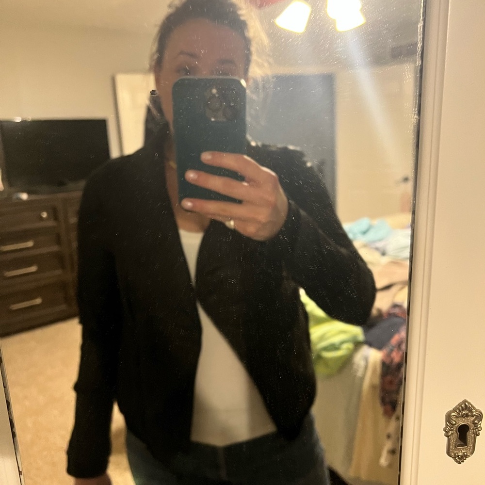 Cute faux leather motorcycle jacket